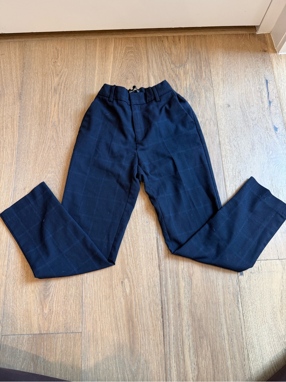 Zara Boys plaid dress pants 9 yr